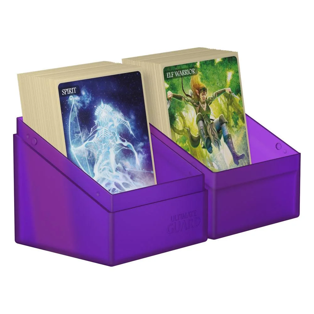 Ultimate Guard Boulder 100+ (76 x 75 x 98.5 mm) - Amethyst (soft-touch finish)